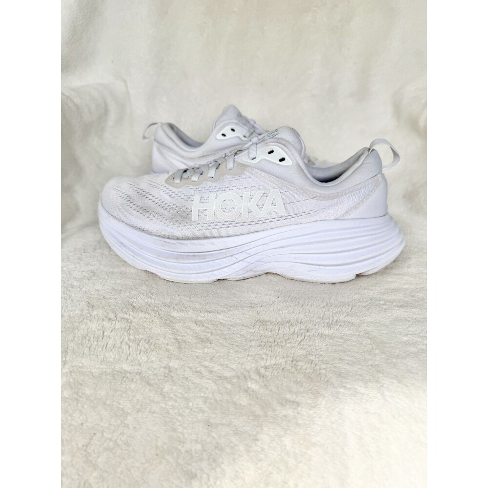 Hoka Bondi 8 White Women’s 7.5 WIDE